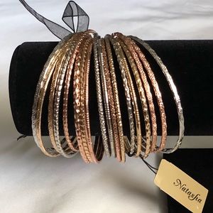 Tritone bangle set